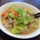 スープも簡単に作れる☆ちゃんぽん麺